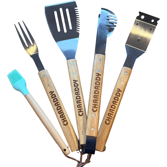 5 Piece Barbecue Tool Set